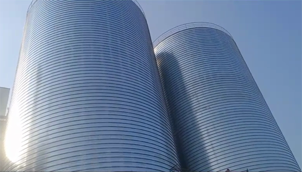 北仑2座混凝土高架卷板仓